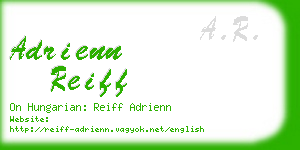 adrienn reiff business card